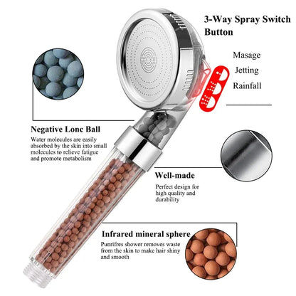 SPA Shower Head ECO Filter & Massage